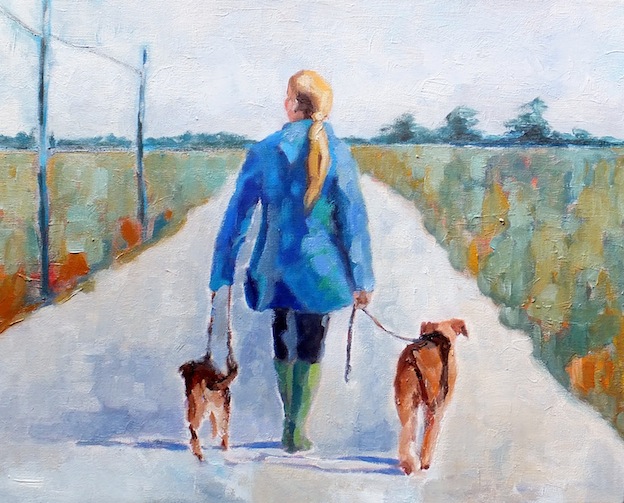 Caren Thompson | Walking the Dogs | McATamney Gallery | Geraldine NZ